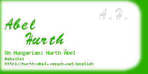 abel hurth business card